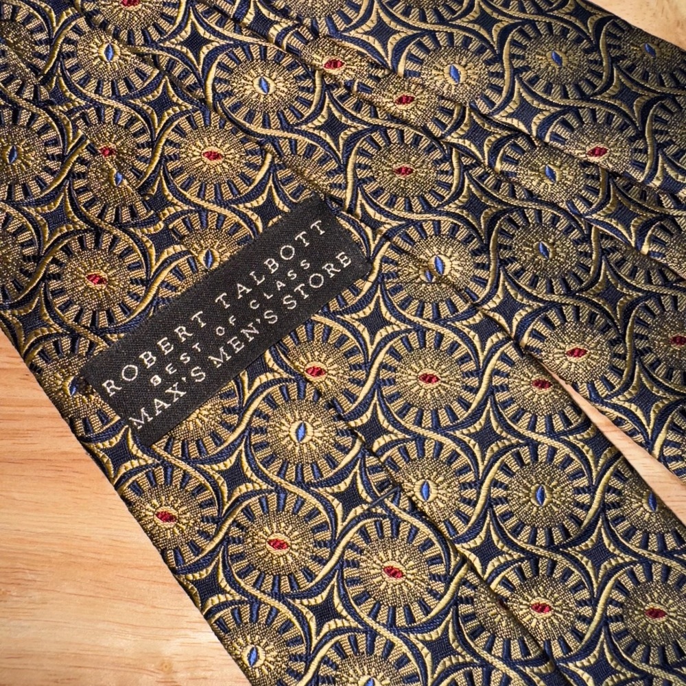 Robert Talbott Best Of Class Necktie Hand Made Nordstrom 100% Silk USA 60" x 4" - Picture 4 of 10